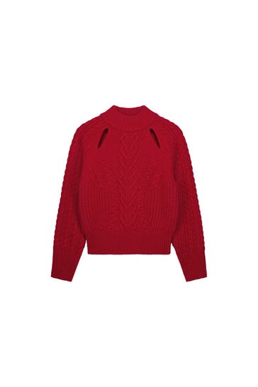 FABIENNE CHAPOT Wollpullover 'Anais' rot