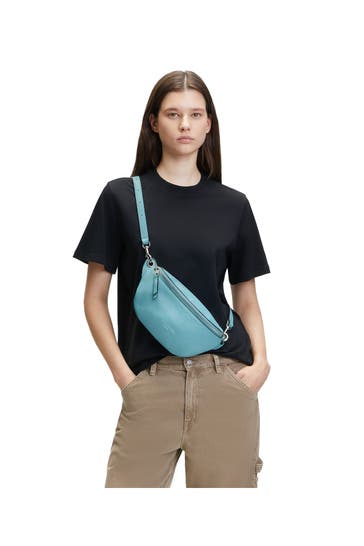 LIEBESKIND BERLIN Bauchtasche 'Tavia' türkis