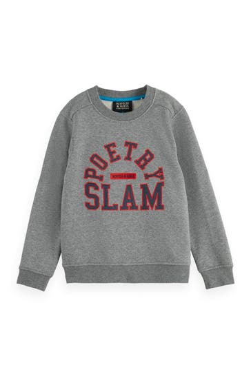 SCOTCH & SODA Sweatshirt grau