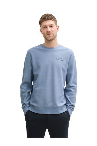 TOM TAILOR Sweatshirt taubenblau
