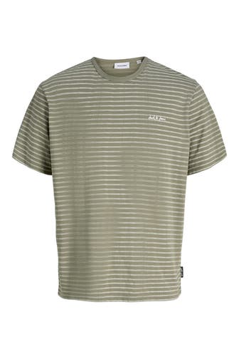 JACK & JONES T-Shirt 'Devin' gestreift