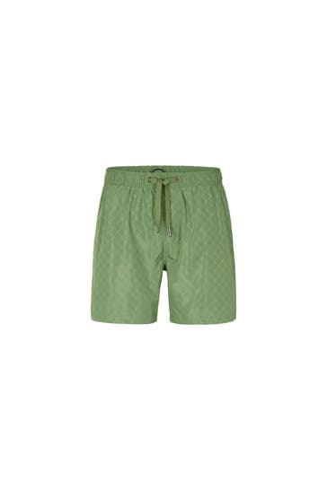 JOOP! Badeshorts 'Mykonos' oliv