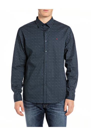 REPLAY Casual-Hemd paisley