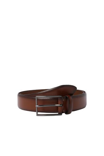 LLOYD BELTS Leder-Gürtel cognac