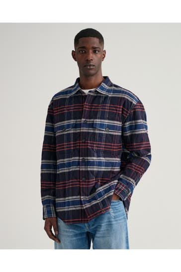 GANT Flannell-Overshirt kariert