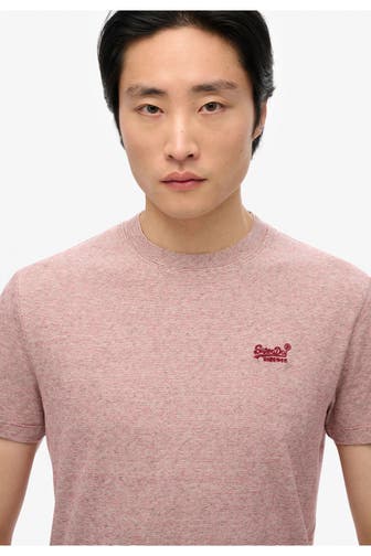 SUPERDRY T-Shirt 'Essential Logo' gestreift