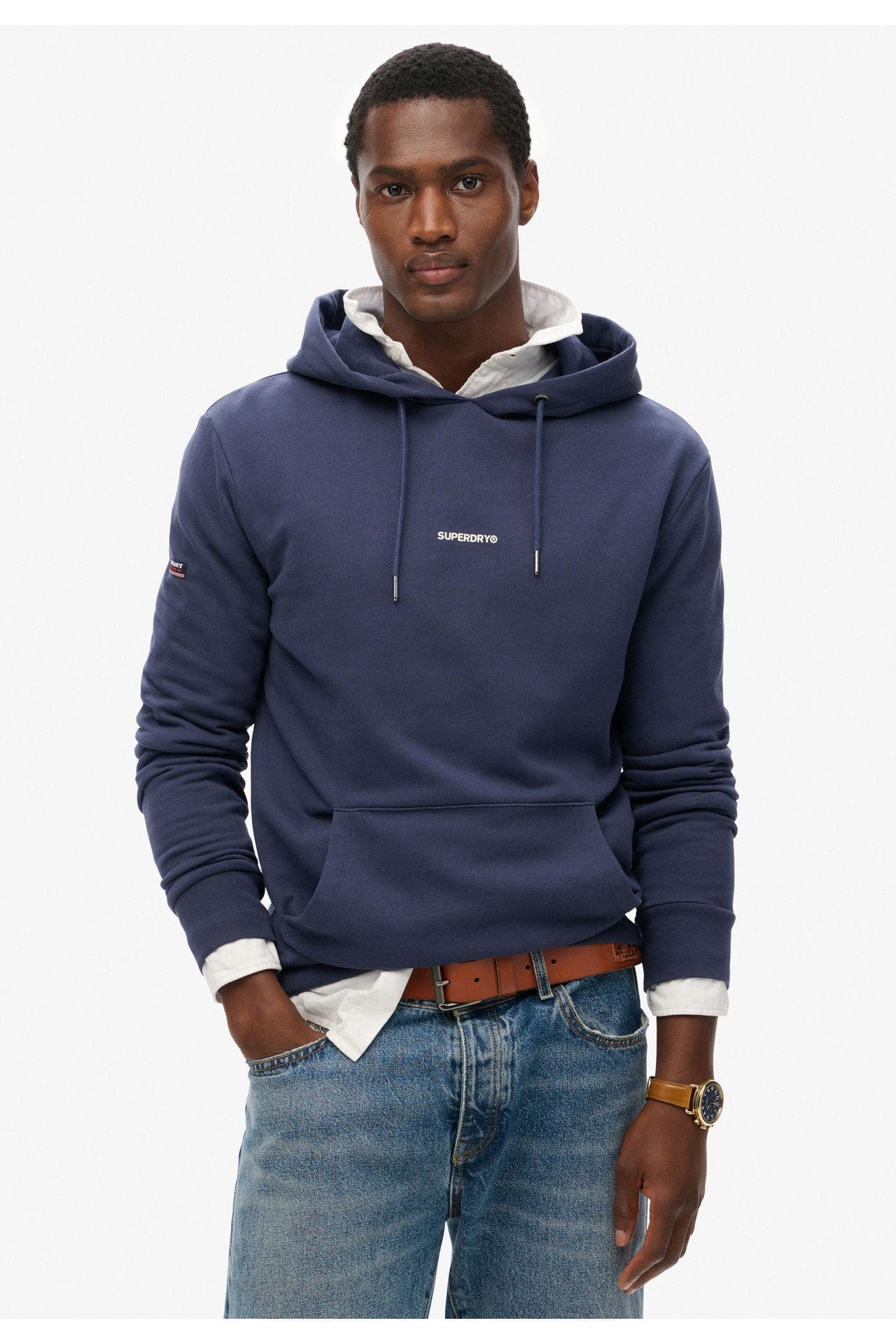 SUPERDRY Hoodie navy, Bild 1