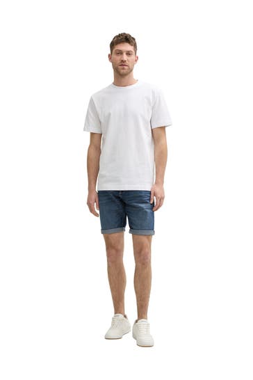 TOM TAILOR Jeansshorts blau
