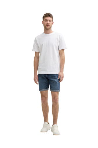 TOM TAILOR Jeansshorts blau