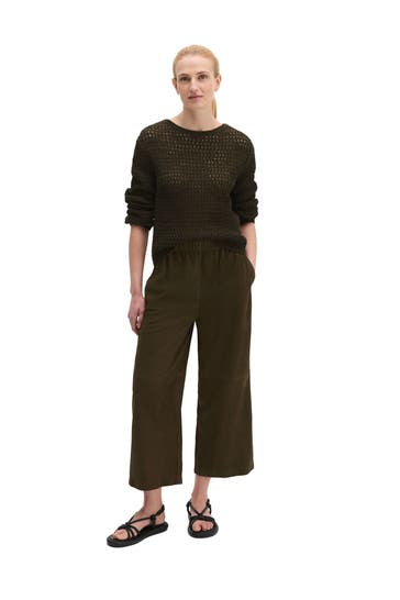 MARC O'POLO Strickpullover dunkelbraun
