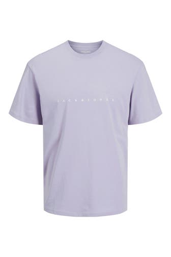 JACK & JONES T-Shirt 'JJestar' flieder