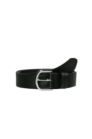 MARC O'POLO Ledergürtel schwarz