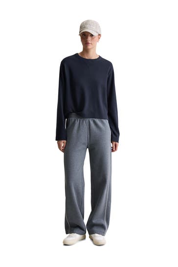 MARC O'POLO DENIM Strickpullover dunkelblau