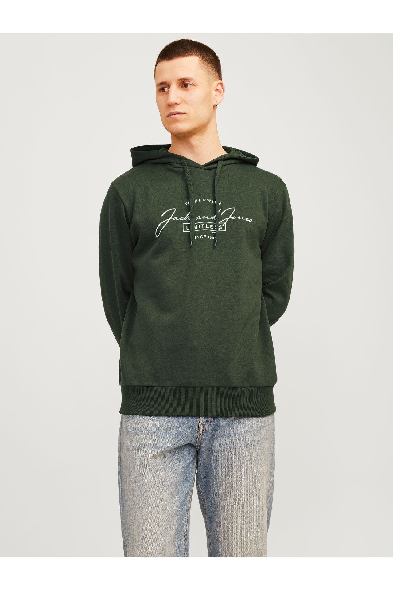 JACK & JONES Hoodie 'Ferris' dunkelgrün, Bild 1
