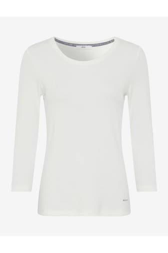 BRAX Longsleeve 'Cora' weiß