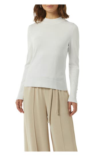 COMMA, Strickpullover weiß