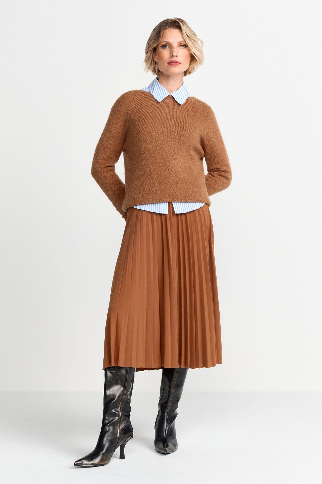 RICH & ROYAL Strickpullover braun, Bild 1