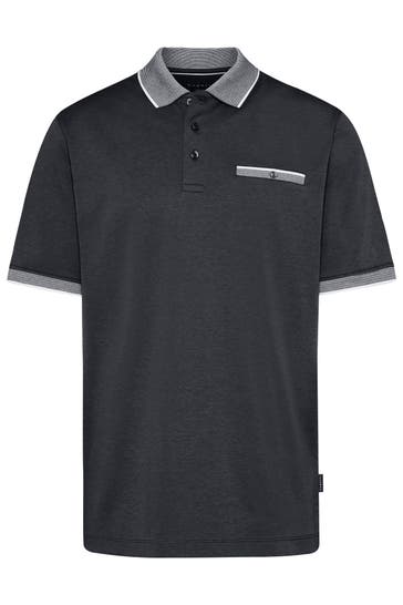 BUGATTI Polo-Shirt anthrazit