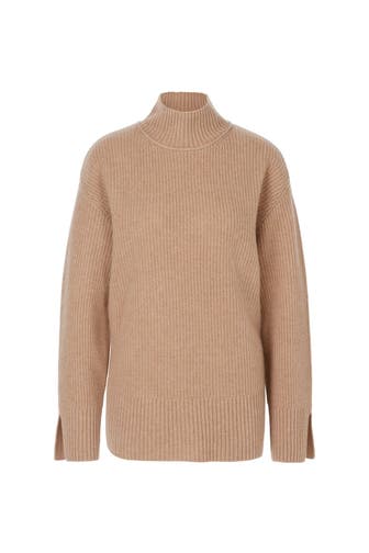 MARC CAIN Wollpullover hellbraun