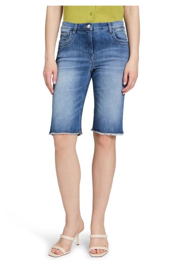 BETTY BARCLAY Jeansshorts dunkelblau