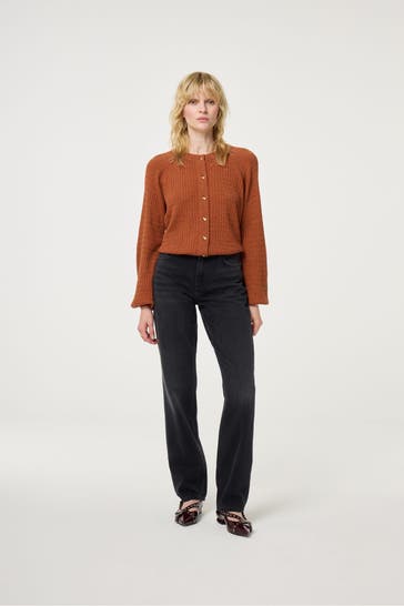 FABIENNE CHAPOT Strickjacke 'Charlotta' rostrot