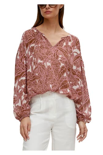 COMMA, Blusenshirt gemustert