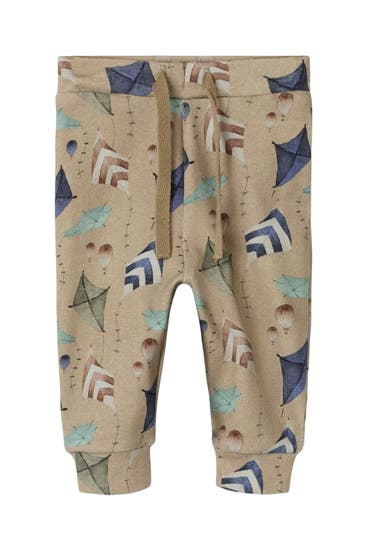 NAME IT - Sweatpants greige gemustert