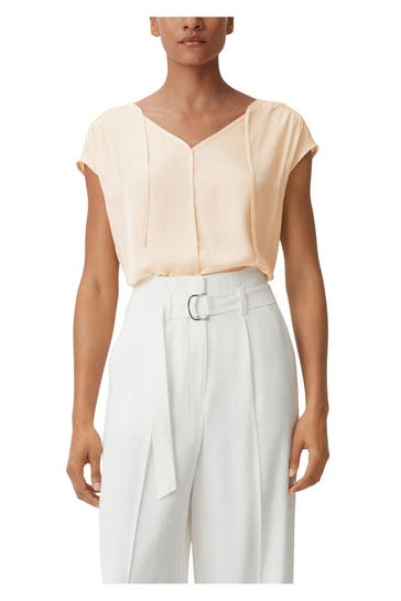 COMMA, Blusenshirt beige