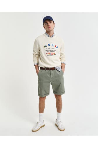GANT Chino-Shorts oliv