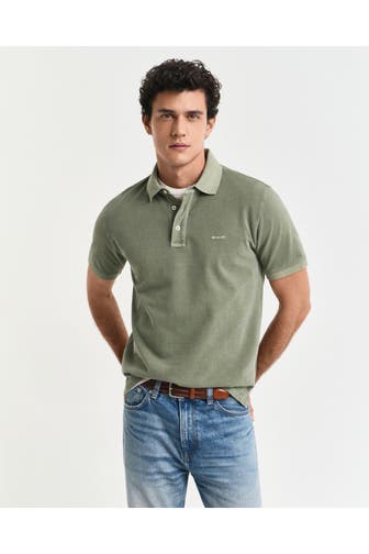 GANT Polo-Shirt graugrün