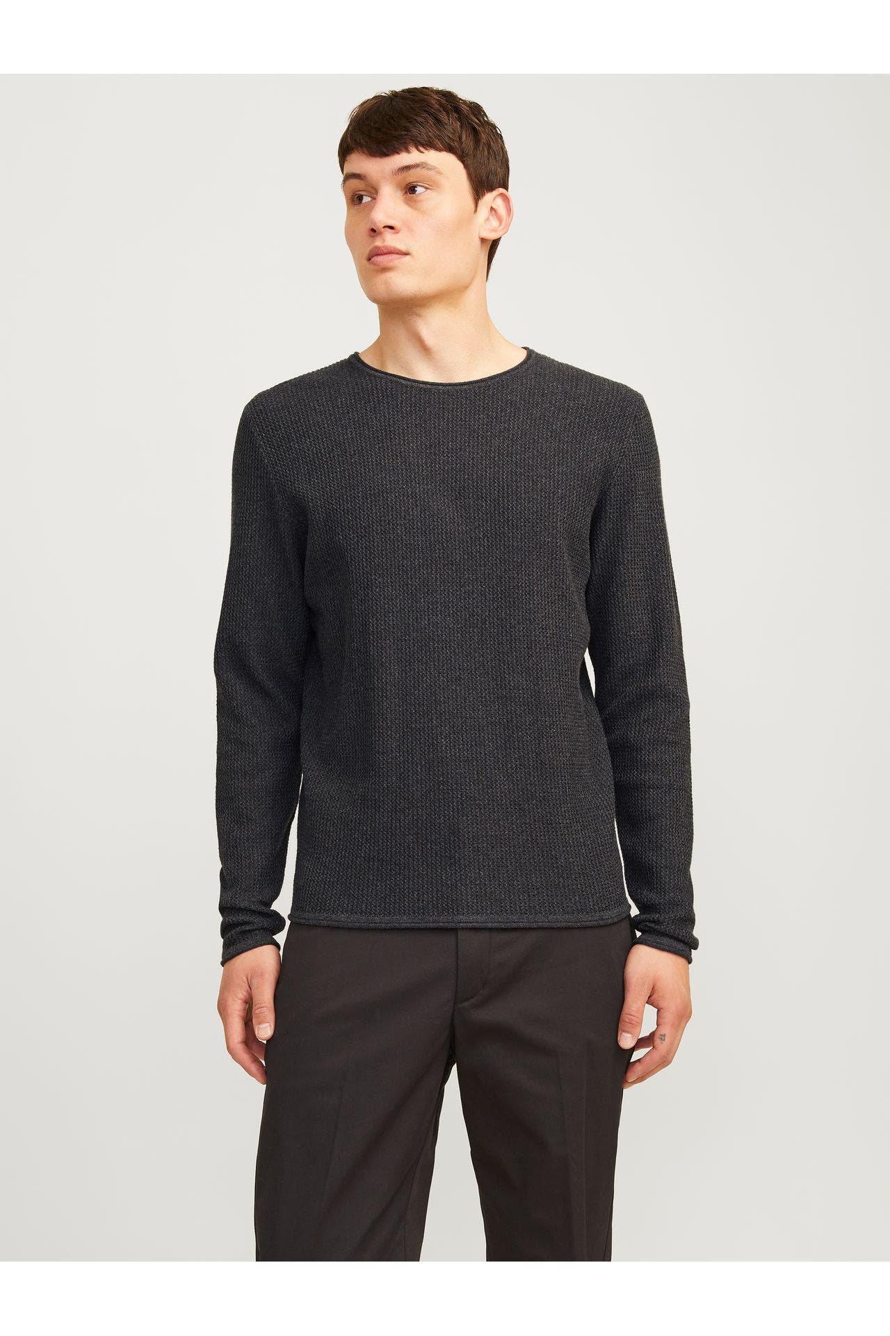 JACK & JONES Strickpullover dunkelgrau, Bild 1