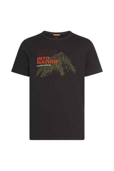 CAMEL ACTIVE T-Shirt schwarz