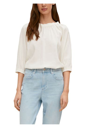 COMMA, Blusenshirt ecru