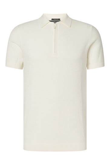 STRELLSON Strick-Polo 'Robas' ecru