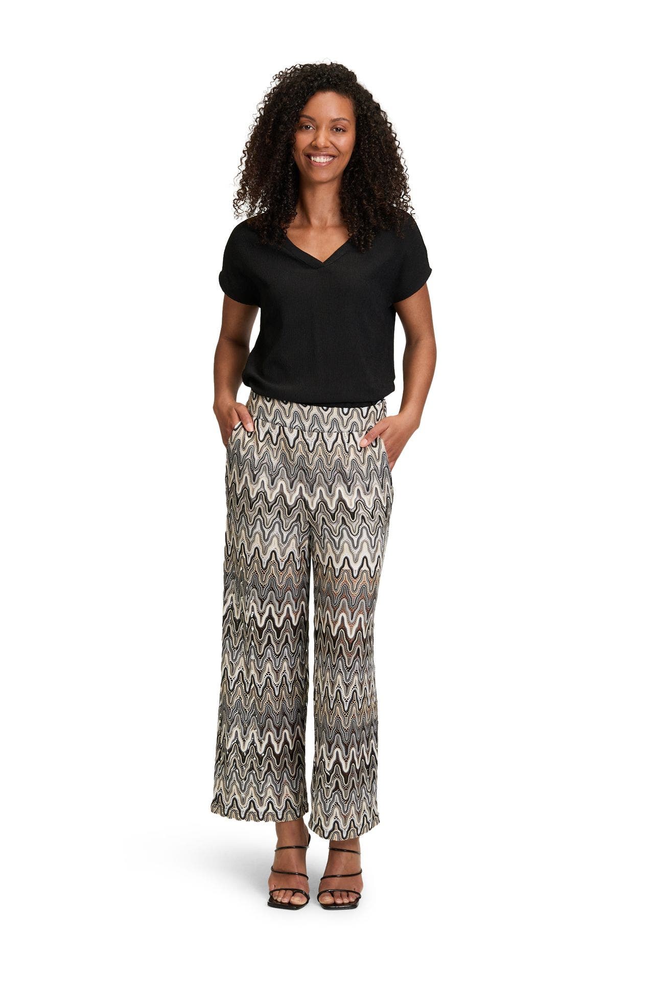 BETTY BARCLAY Stoffhose gemustert, Bild 1
