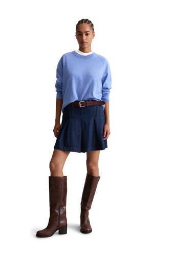 MARC O'POLO DENIM Strickpullover hellblau