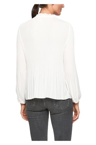 S.OLIVER BLACK LABEL Blusenshirt weiß