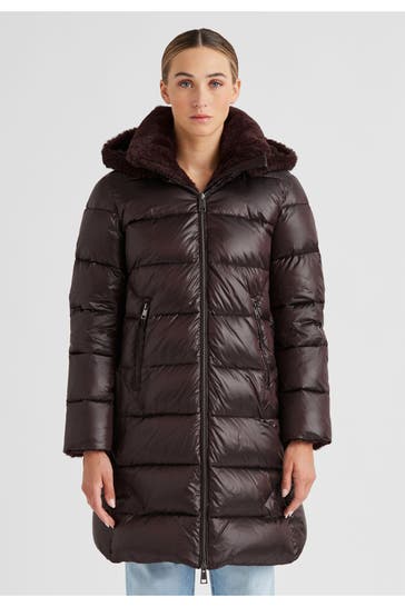 MILESTONE Steppmantel 'Rocky' dunkelbraun