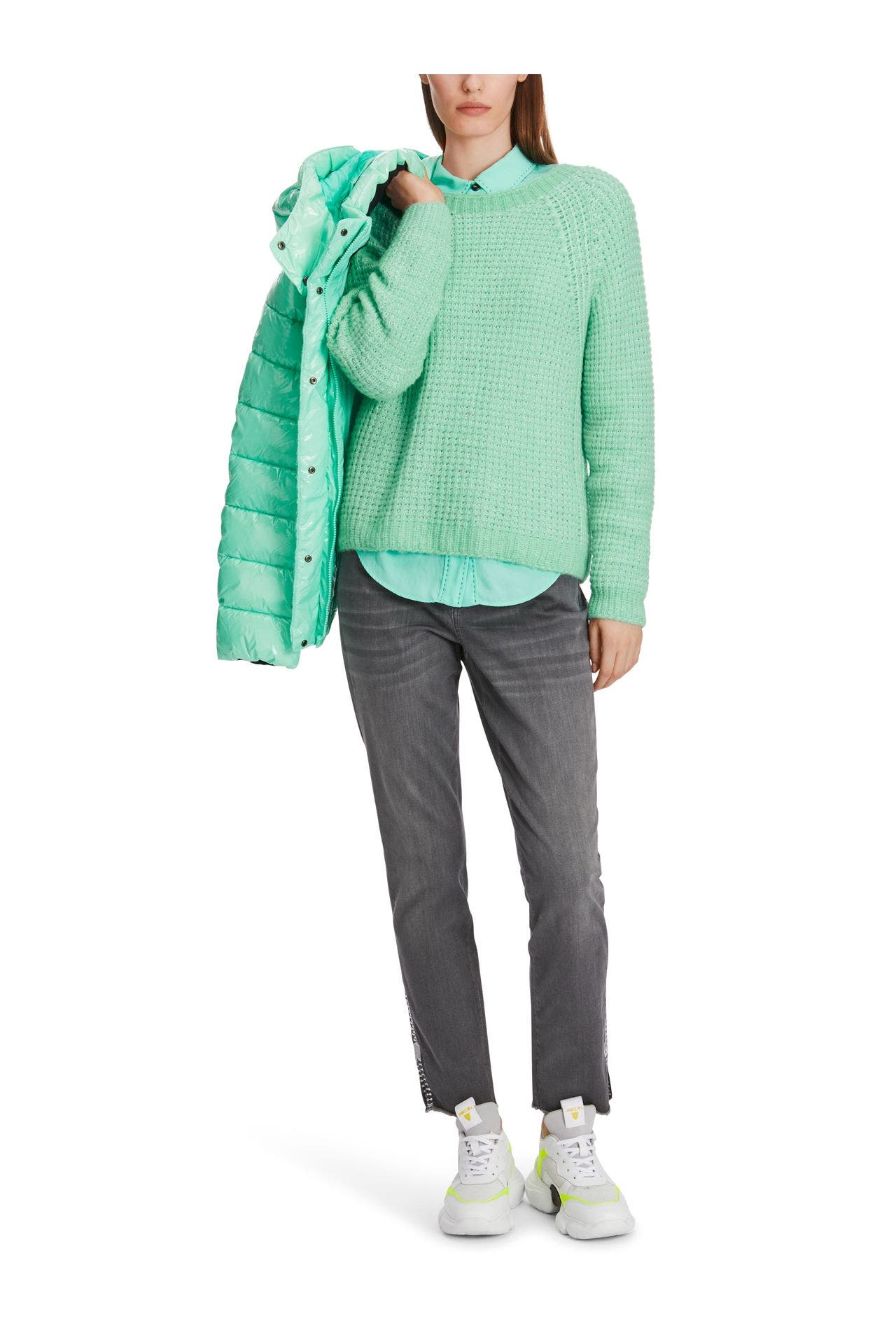 MARC CAIN Wollmix-Pullover mint, Bild 1