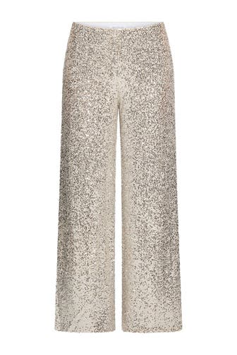 BETTY & CO Paillettenhose silber