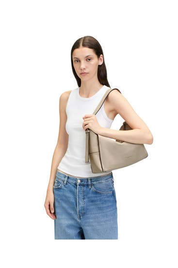 LIEBESKIND BERLIN - Schultertasche 'Lou M' steingrau