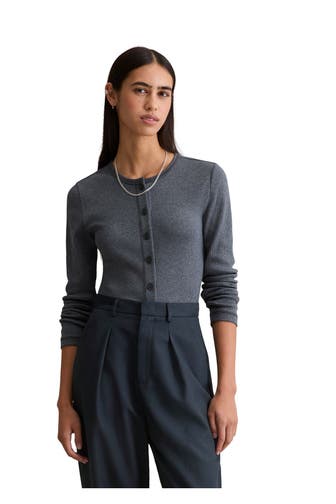 MARC O'POLO DENIM Longsleeve graublau