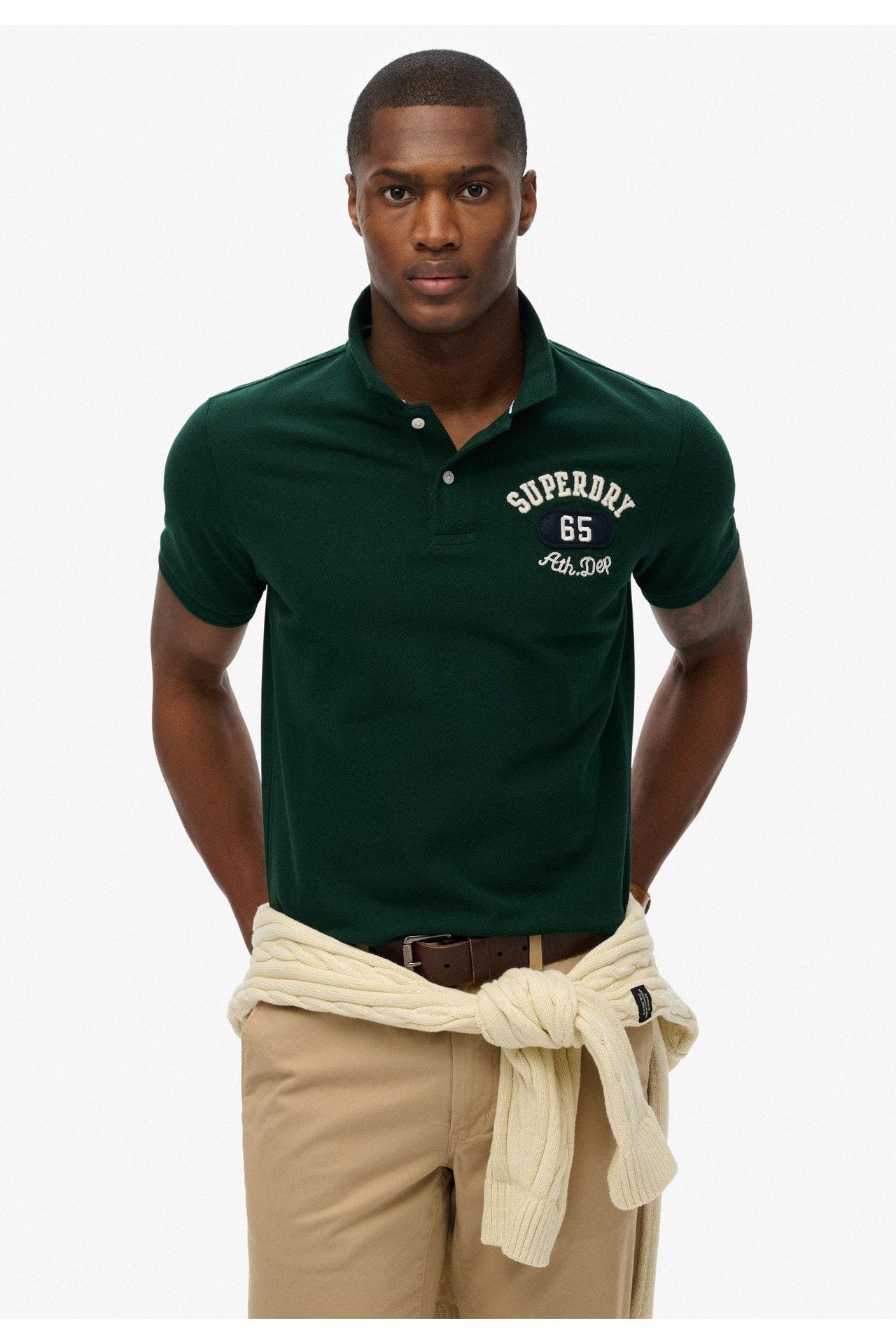 SUPERDRY Polo-Shirt tannengrün, Bild 1