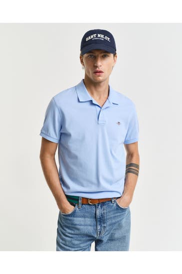 GANT Polo-Shirt hellblau