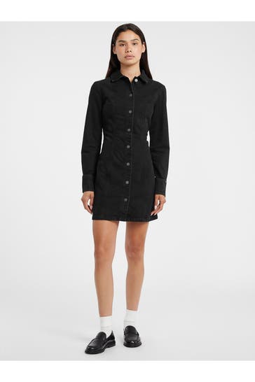 GUESS Dark grey denim dress