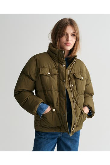 GANT Khaki Quilted Jacket
