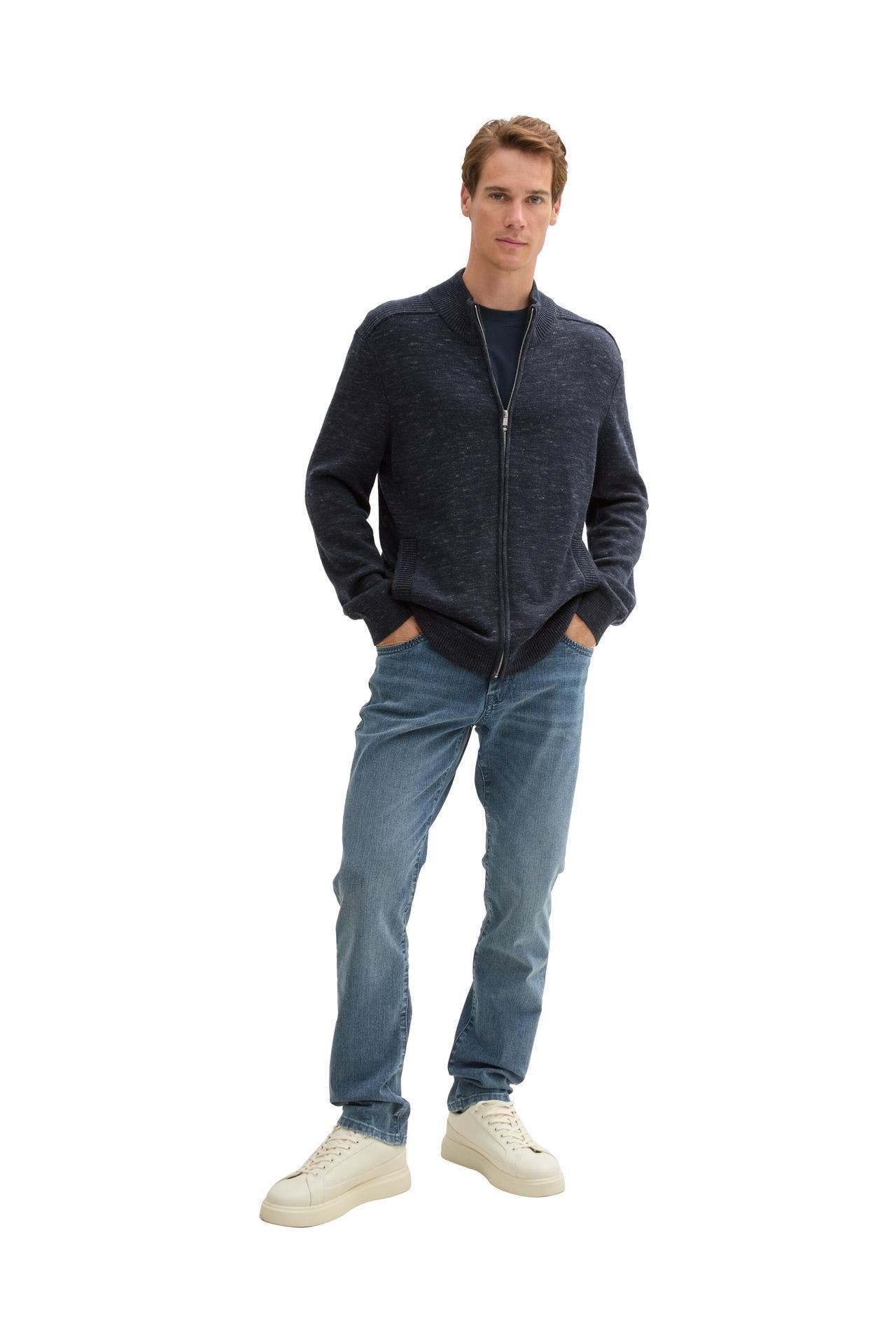 TOM TAILOR Wollmix-Strickjacke zweifarbig, Bild 1