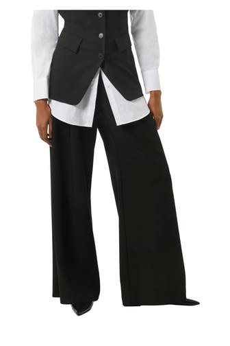 COMMA, Stoffhose schwarz