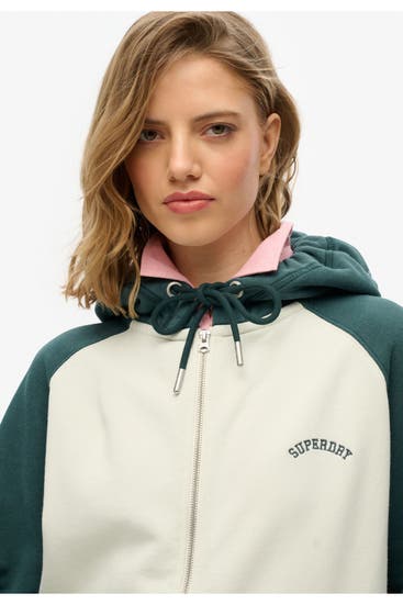 SUPERDRY - Sweatjacke zweifarbig