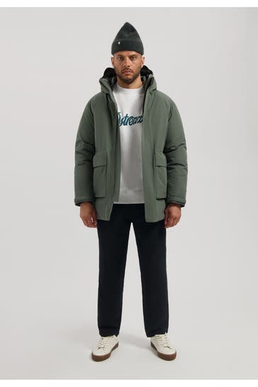 DSTREZZED Parka 'Blaze' graugrün